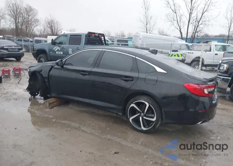 2018 Honda Accord Sport from USA, damaged, VIN 1HGCV1F33JA222874